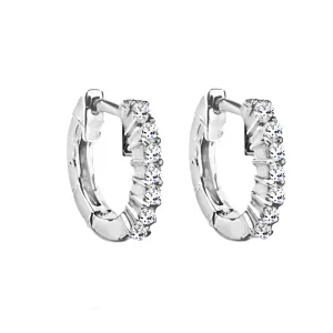 14KW 14DIA(F/C) 0.23CT  Hugghie earring  (121HP1850AD)