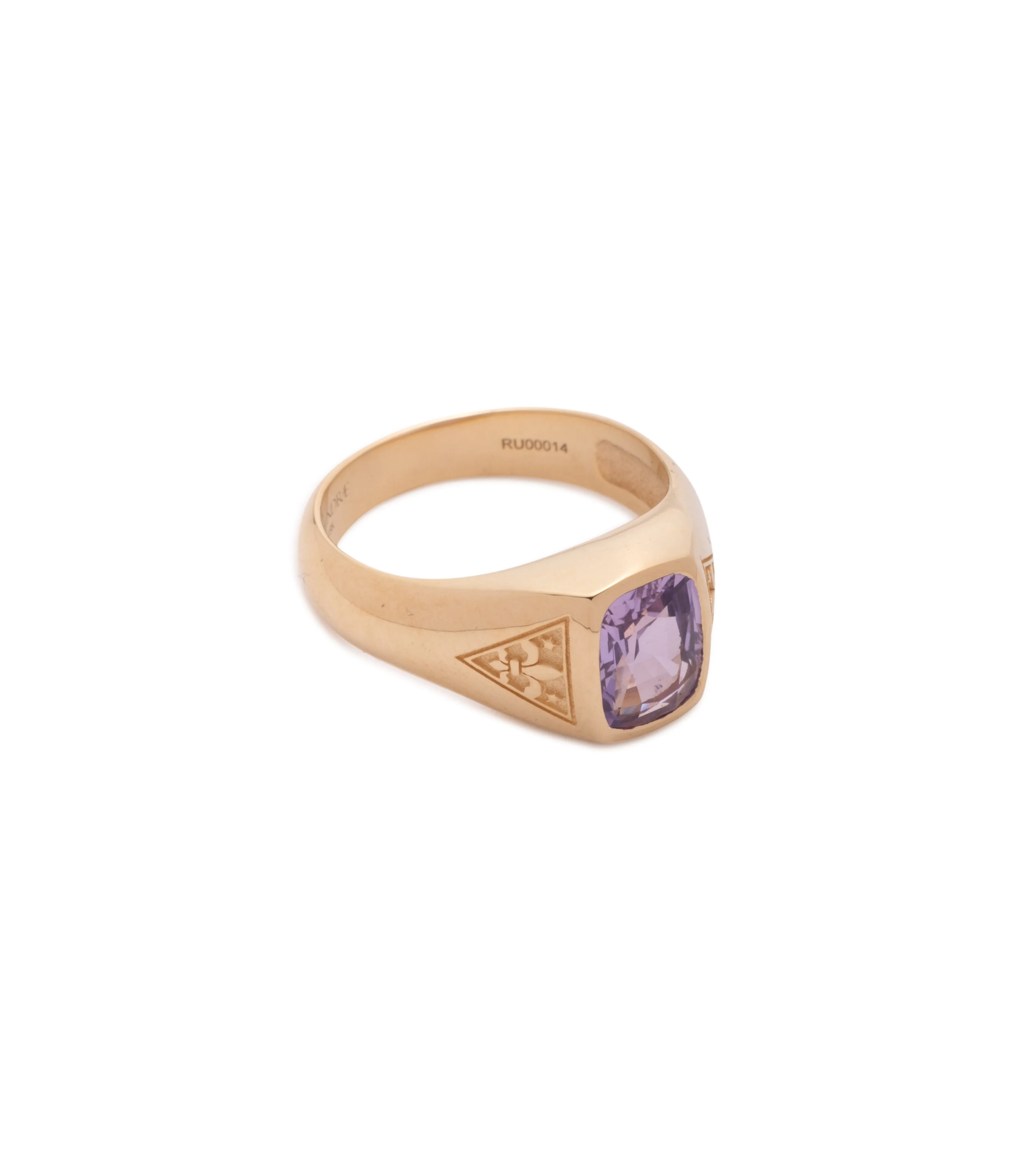 1.70 ct Purple Sapphire - Internal Compass : One of A Kind Gemstone Ring