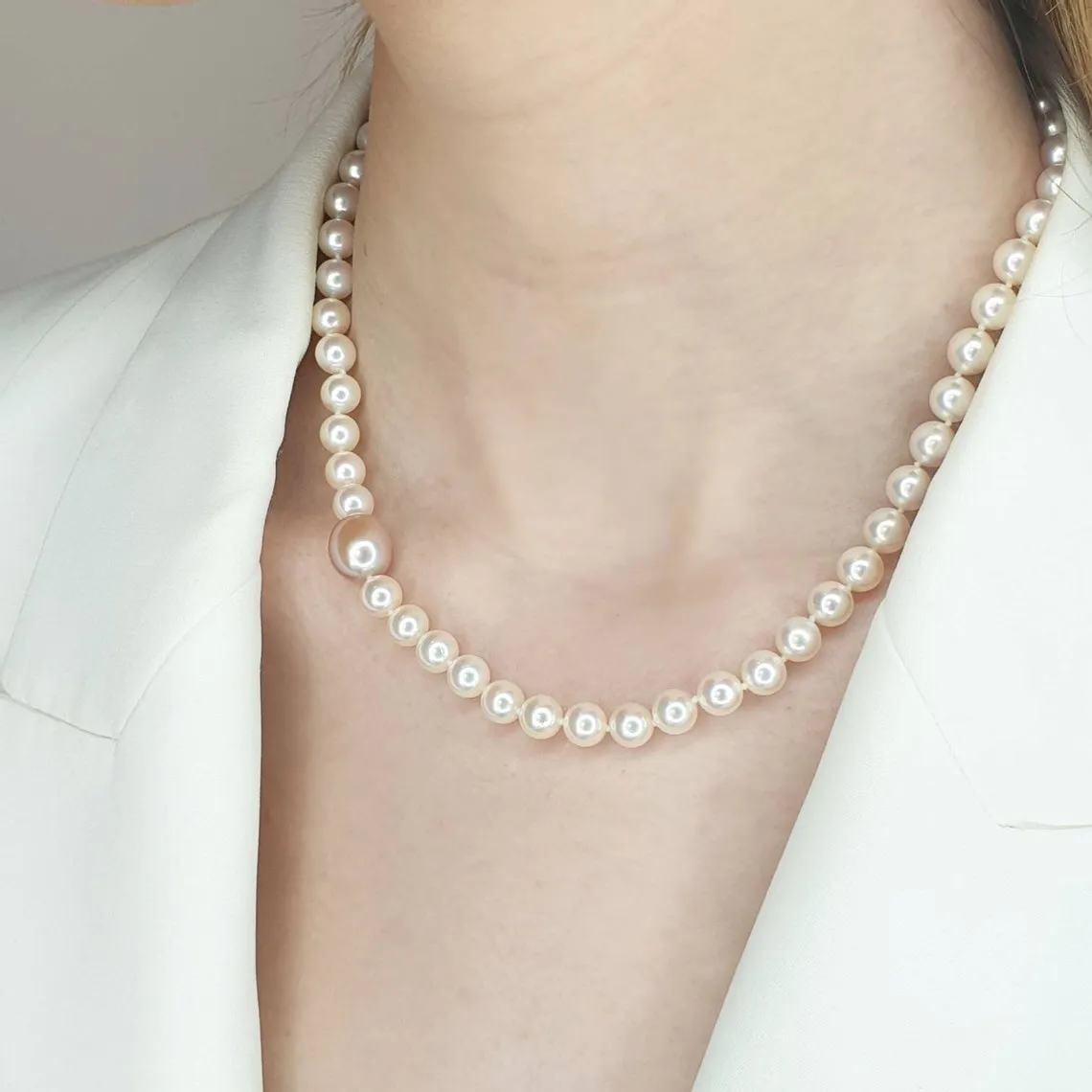 18K Natural Pearl Necklace