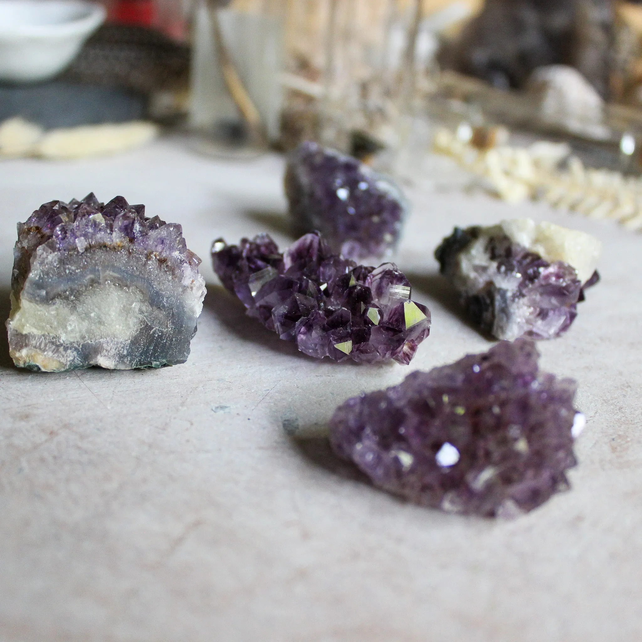 Amethyst Clusters