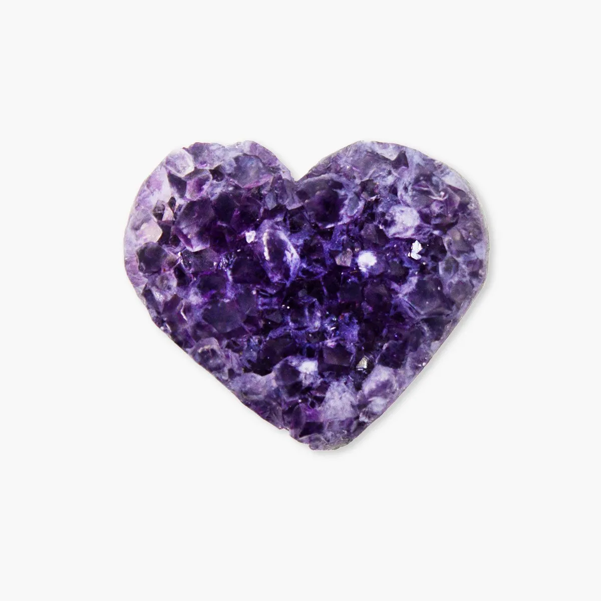 Amethyst Crystal Heart Keepsake