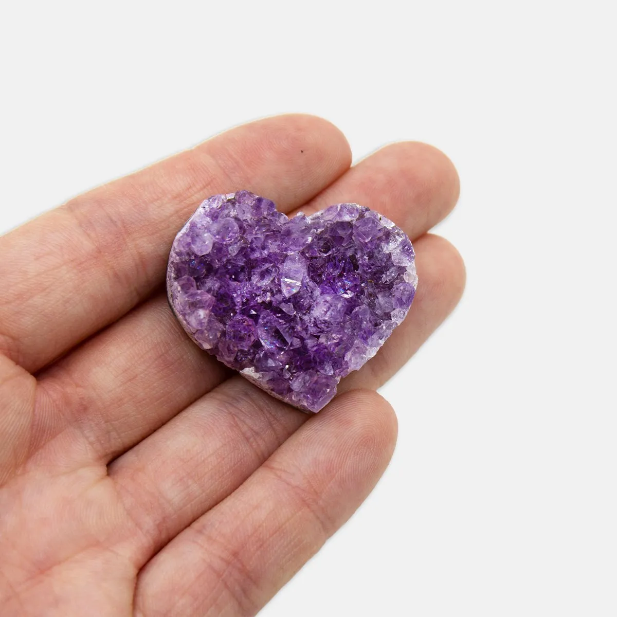 Amethyst Crystal Heart Keepsake