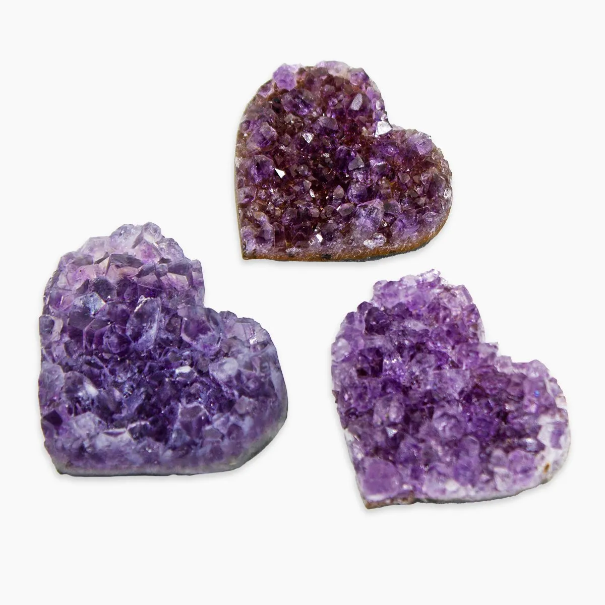 Amethyst Crystal Heart Keepsake