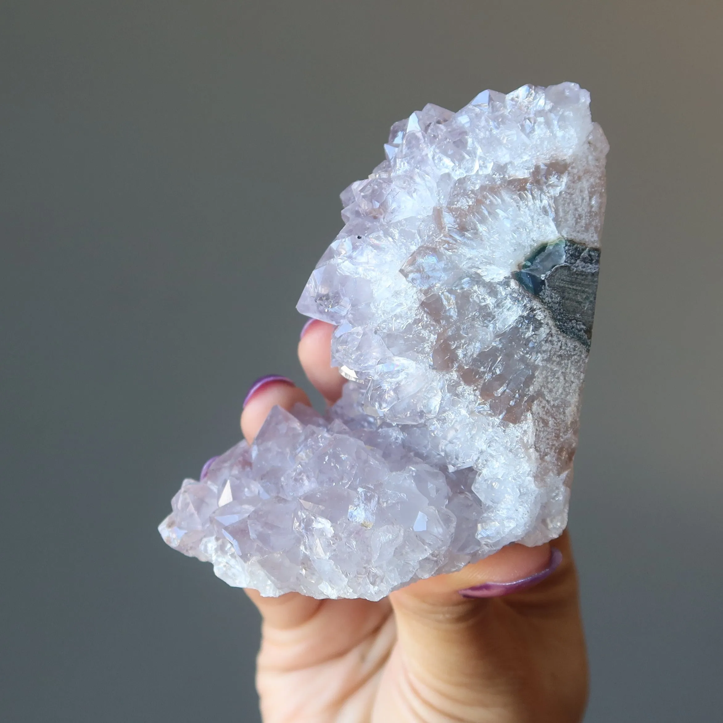 Amethyst Geode Meditation Purple Desktop Cluster