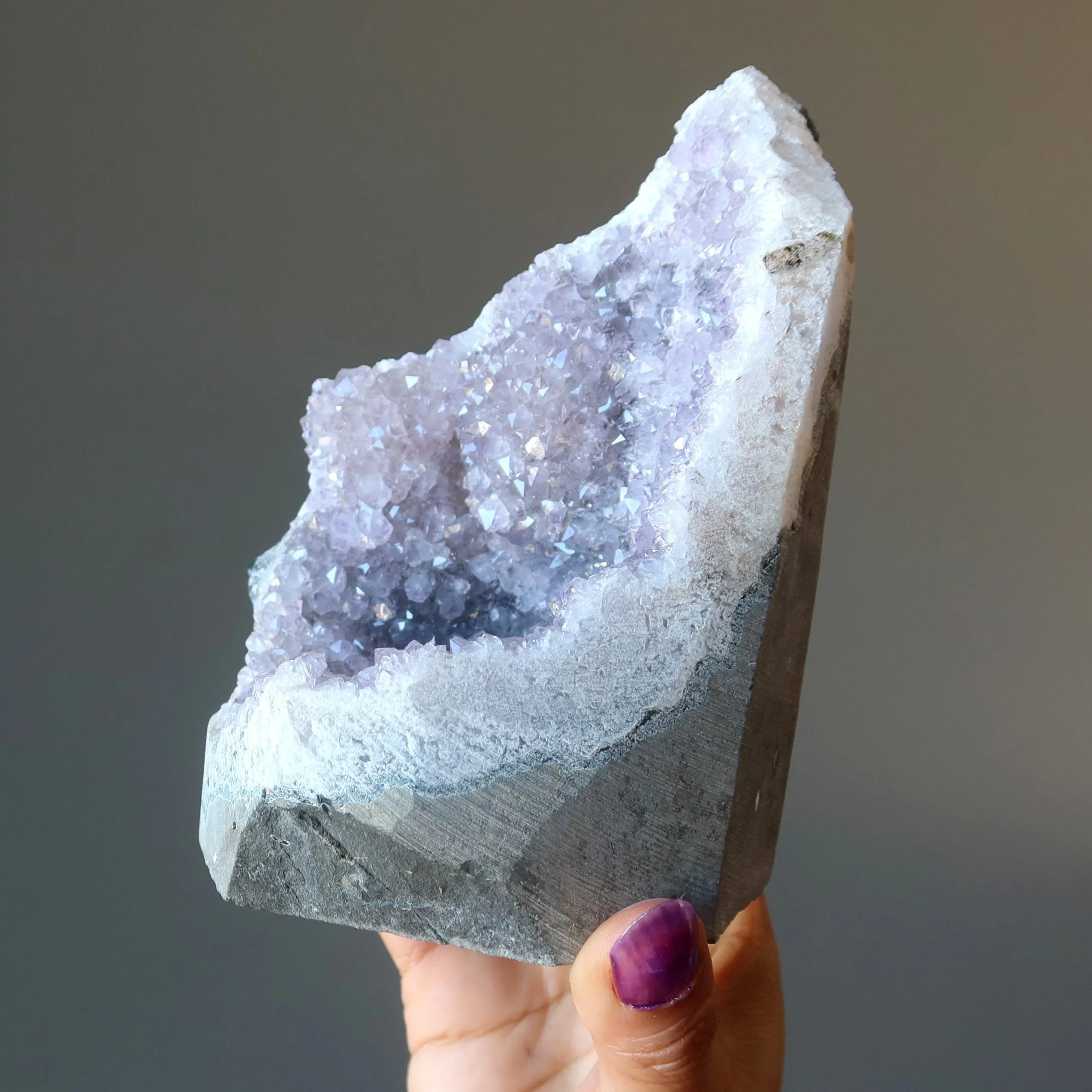 Amethyst Geode Meditation Purple Desktop Cluster