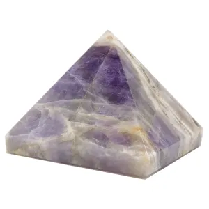 Amethyst Pyramid Power Purple Chevron