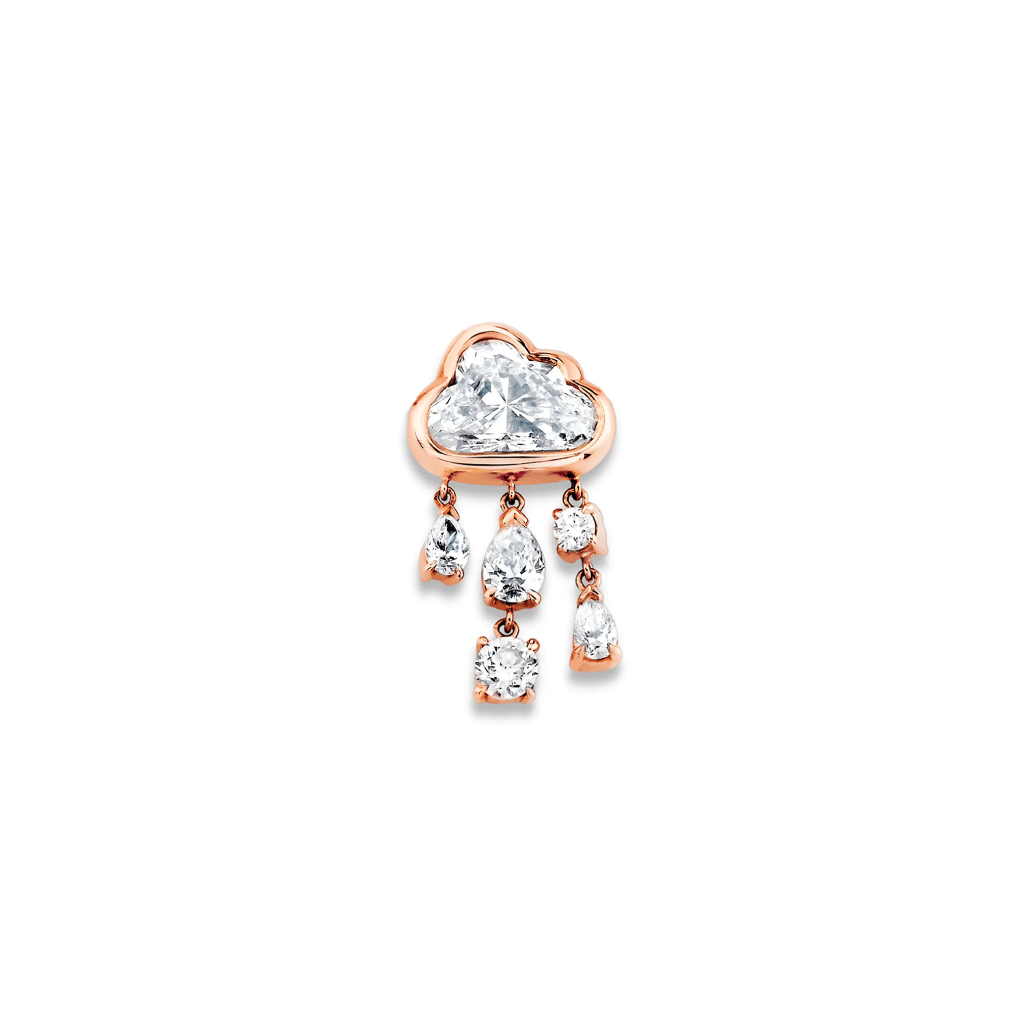 Baby Diamond Rain Cloud Earrings