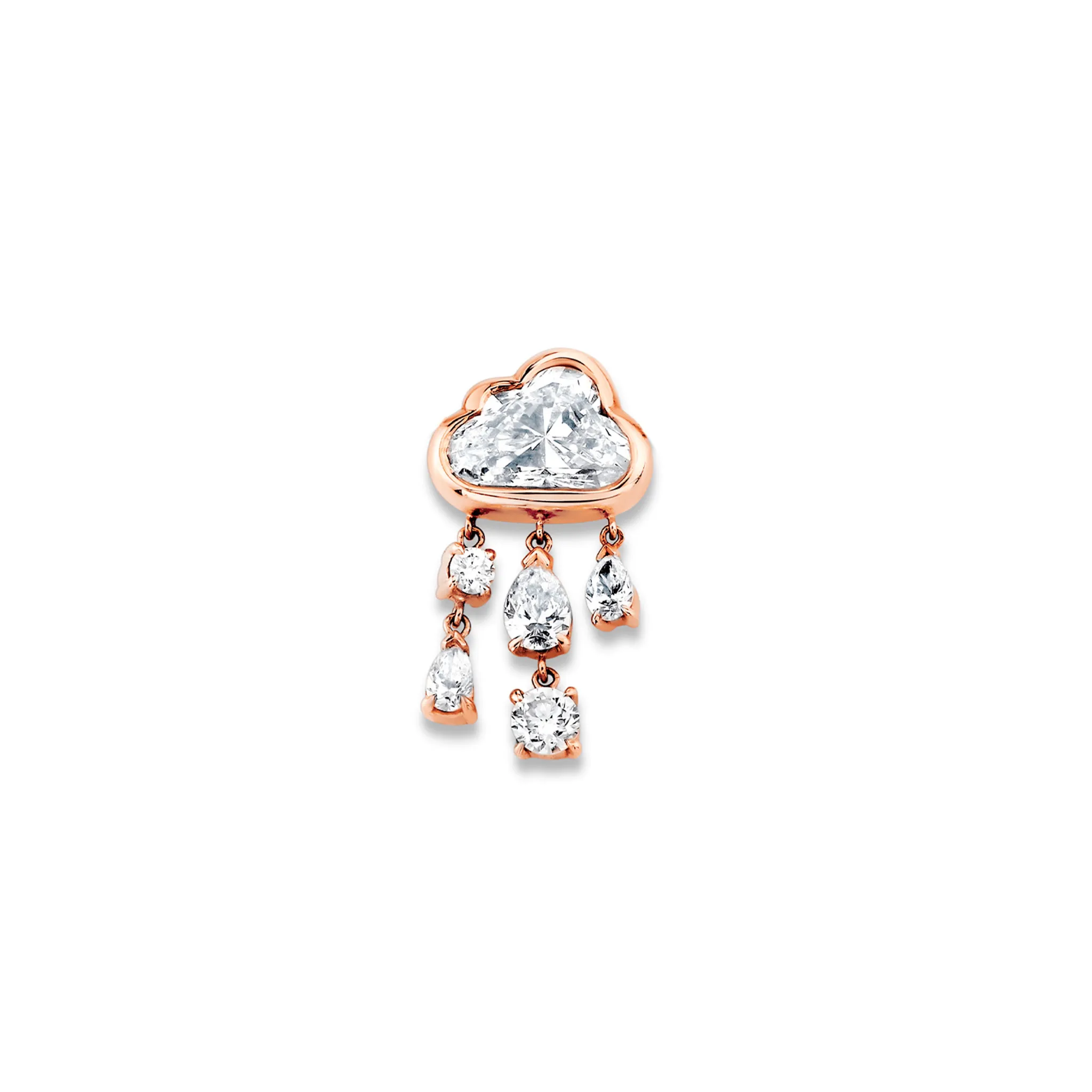 Baby Diamond Rain Cloud Earrings