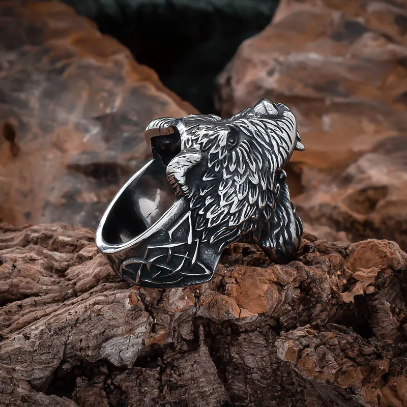 Bear Berserker Ring - Stainless Steel