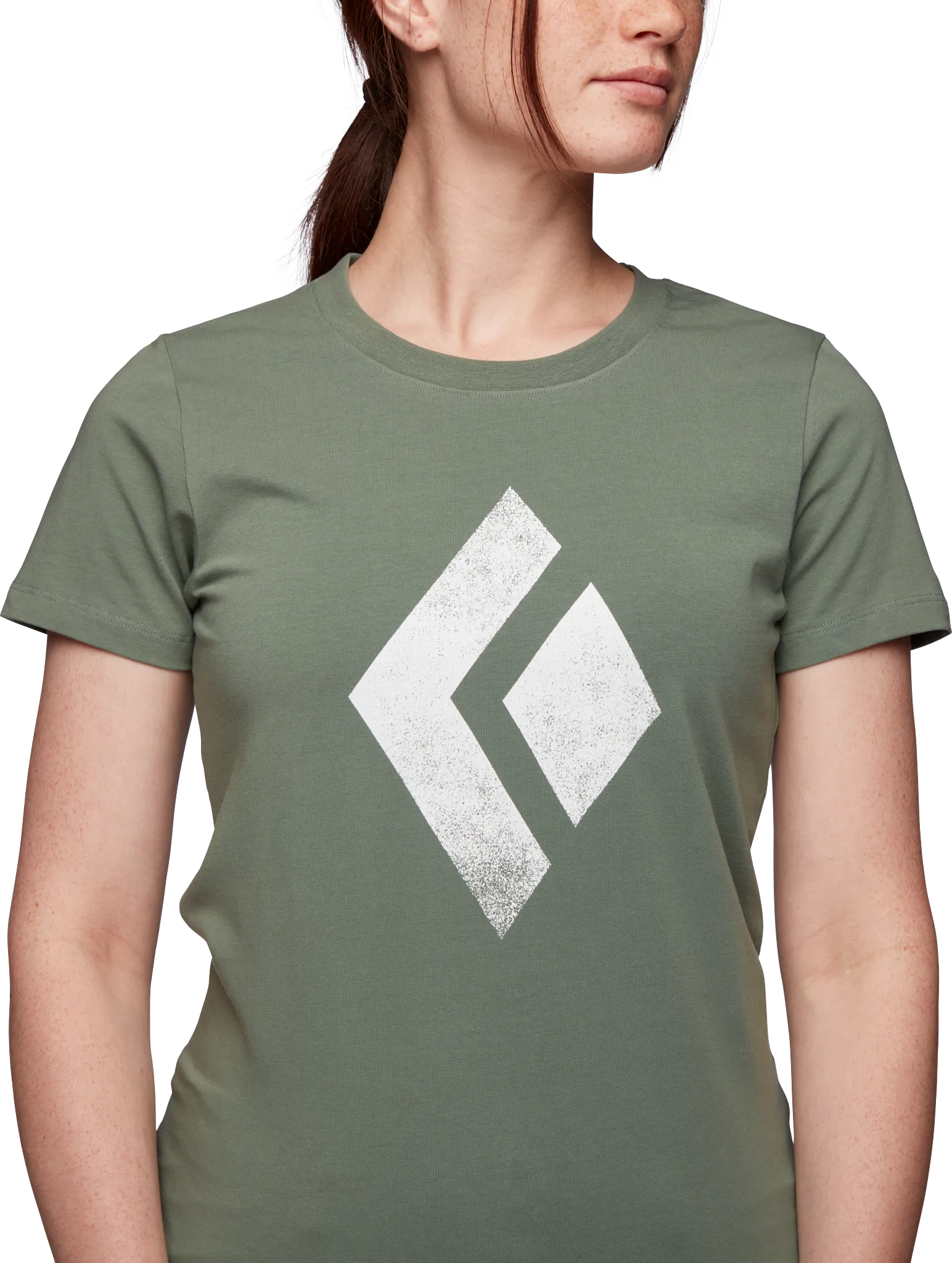 Black Diamond Women&#x27;s Shortsleeve Chalked Up Tee Laurel Green | Buy Black Diamond Women&#x27;s Shortsleeve Chalked Up Tee Laurel Green here | Outnorth