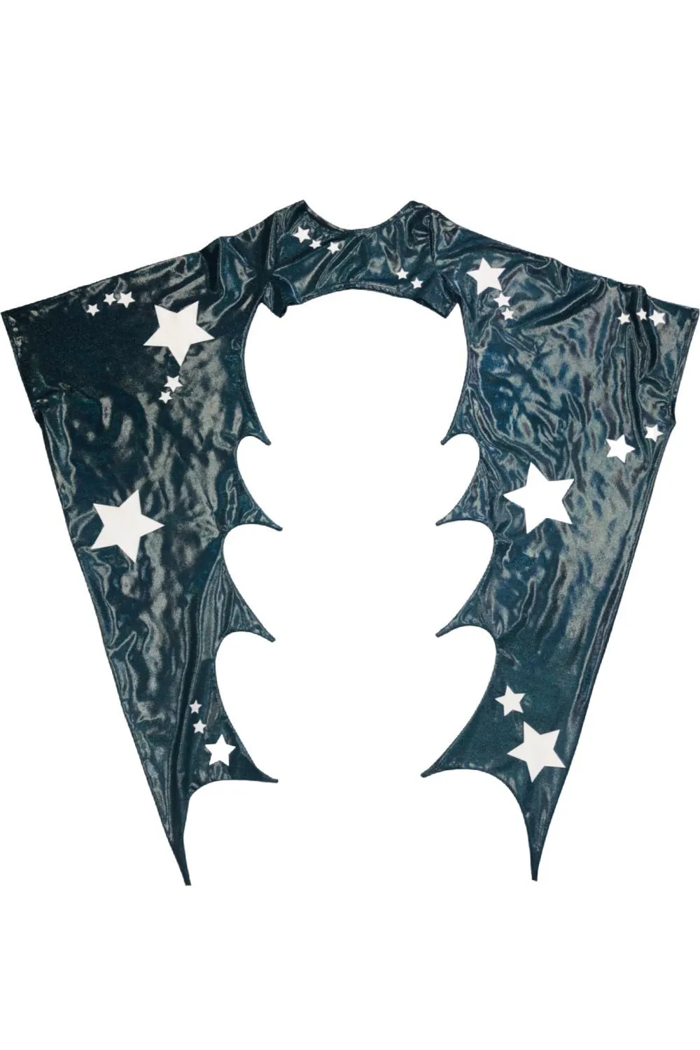 Black Holographic Incubus Bolero with White Vinyl Stars