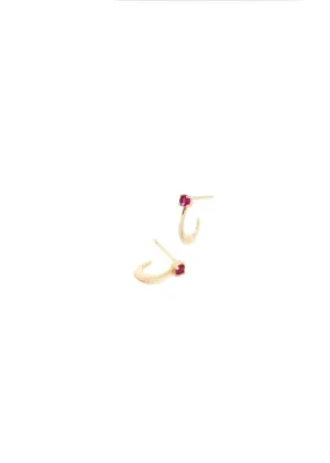 Cati Luna Earrings Fuchsia