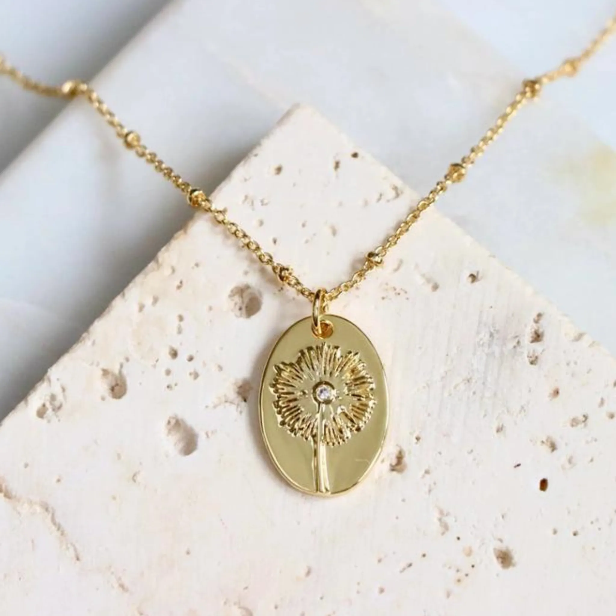 Dandelion Necklace