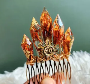 Electron goddess hair comb