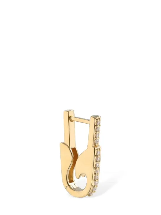 EÉRA   18kt &amp; Diamond Pin small mono earring 