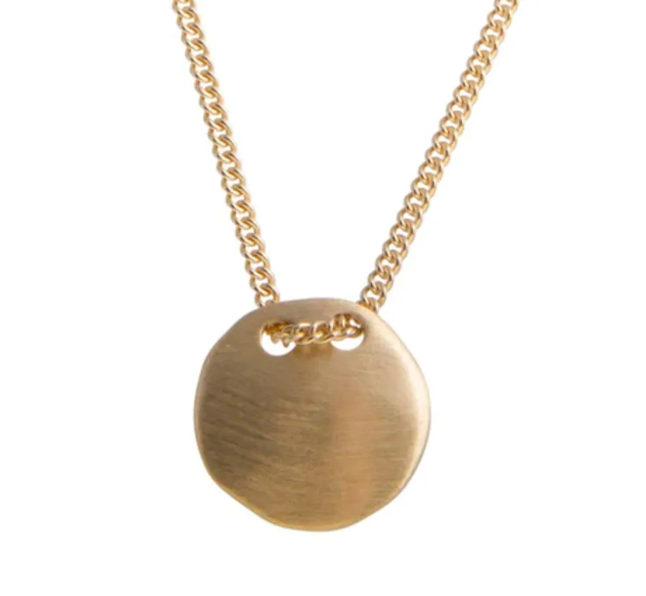 Fairley Tag Necklace Gold