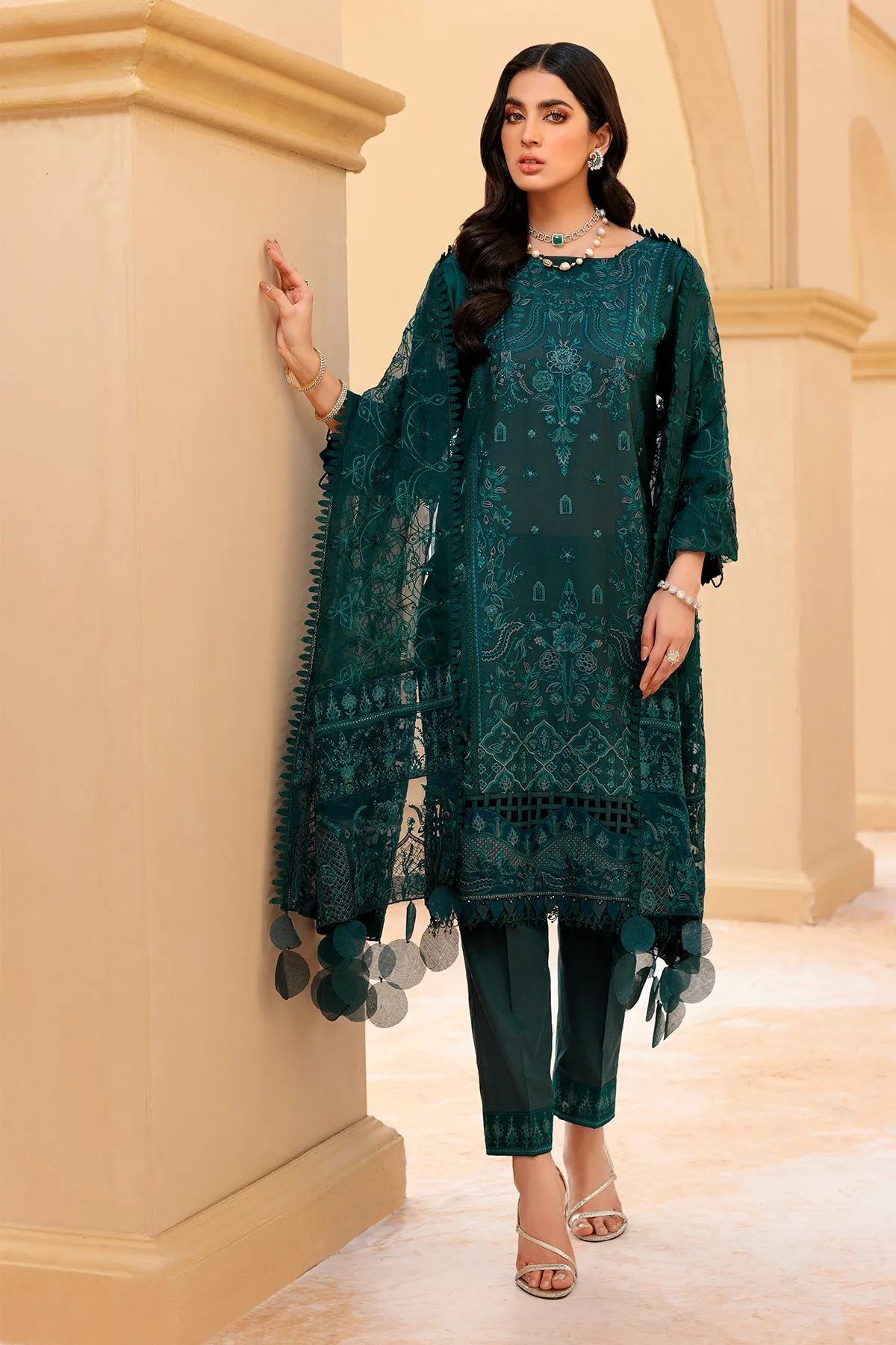 Farasha Festive Lawn Collection 2022 – MOONSTONE