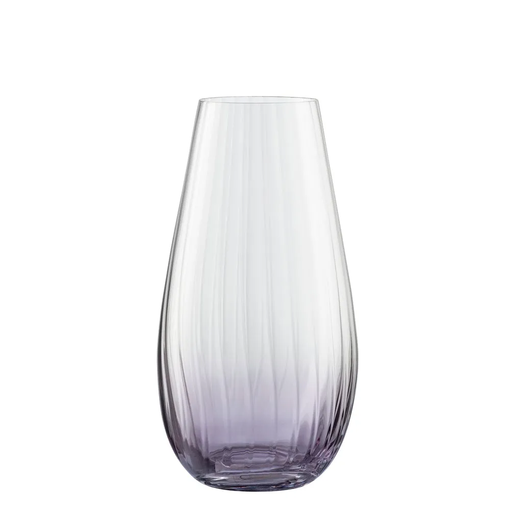 Galway Crystal Erne 9.5" Vase Amethyst