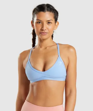 Gymshark Minimal Sports Bra - Moonstone Blue