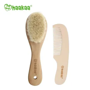 Haakaa Goat Baby Brush & Comb Set