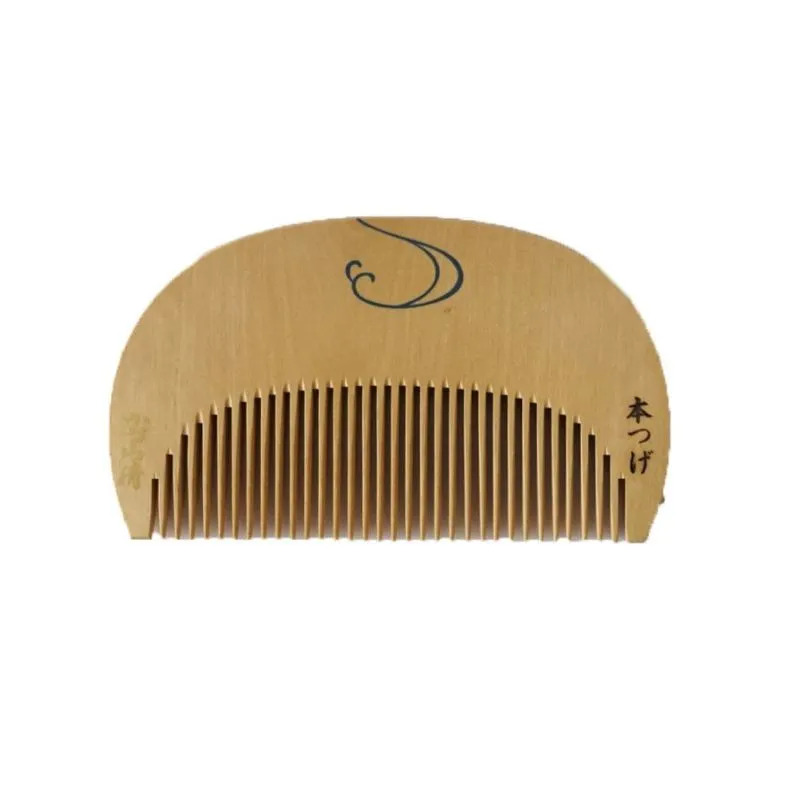 Japanese Maki-e Urushi Lacquer Tsuge (Boxwood) Comb with Chirimen (Crepe Fabric) Case - Plover - ,  Handmade in Kyoto, Japan,  Japanese traditional hair comb