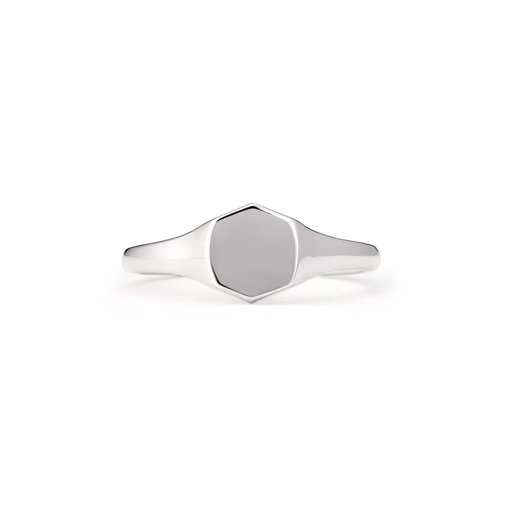 Kendra Scott Davis Sterling Silver Signet Ring