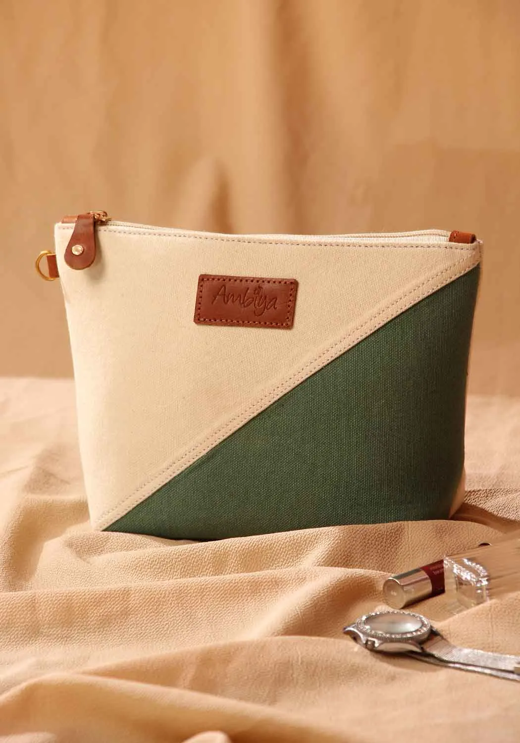 Lapis Canvas Fabric Travel Pouch