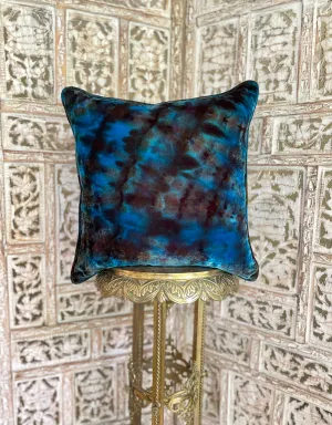 LAPIS SILK VELVET PILLOW