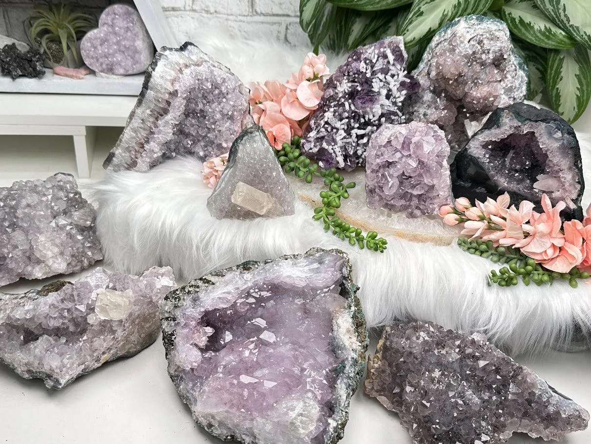 Large Amethyst Calcites