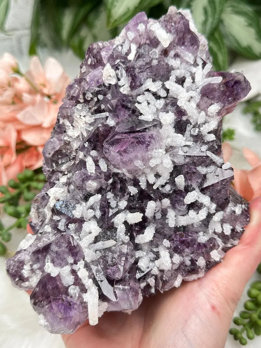 Large Amethyst Calcites