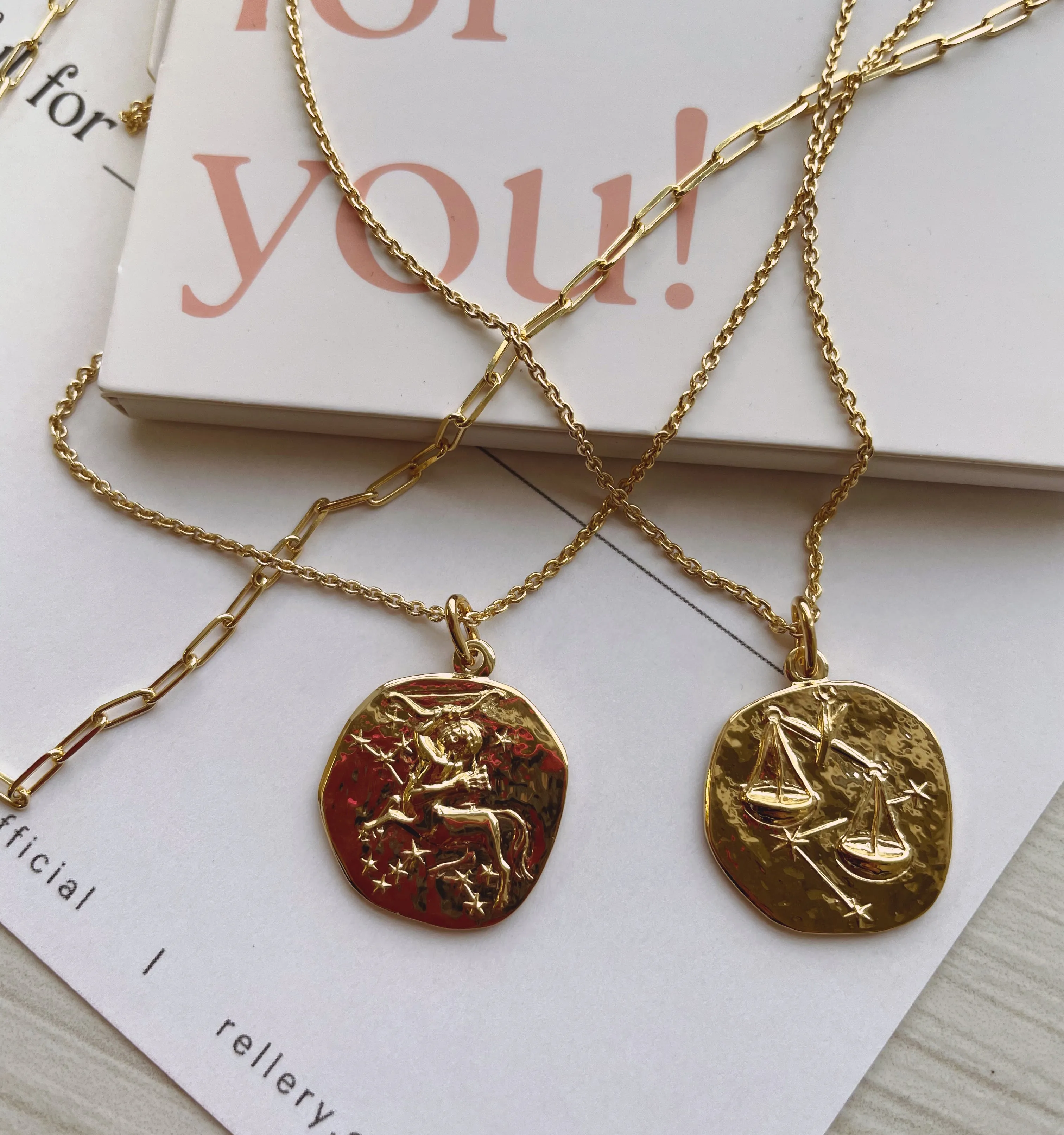 Libra Zodiac Necklace