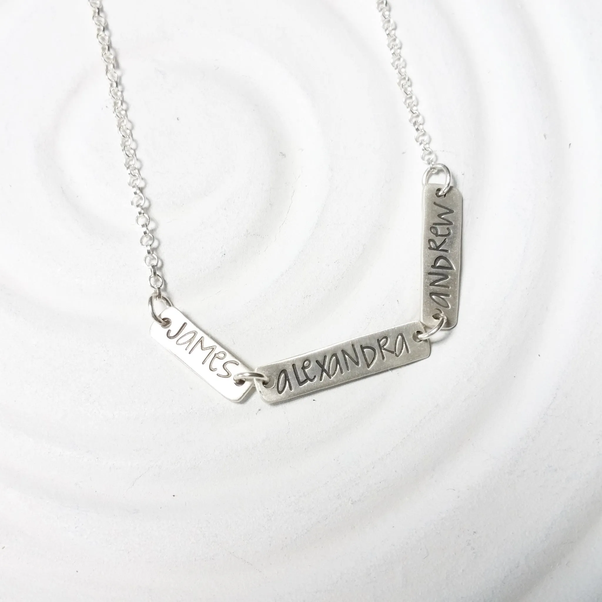 Mini Linked Name Necklace | Multi Name Necklace