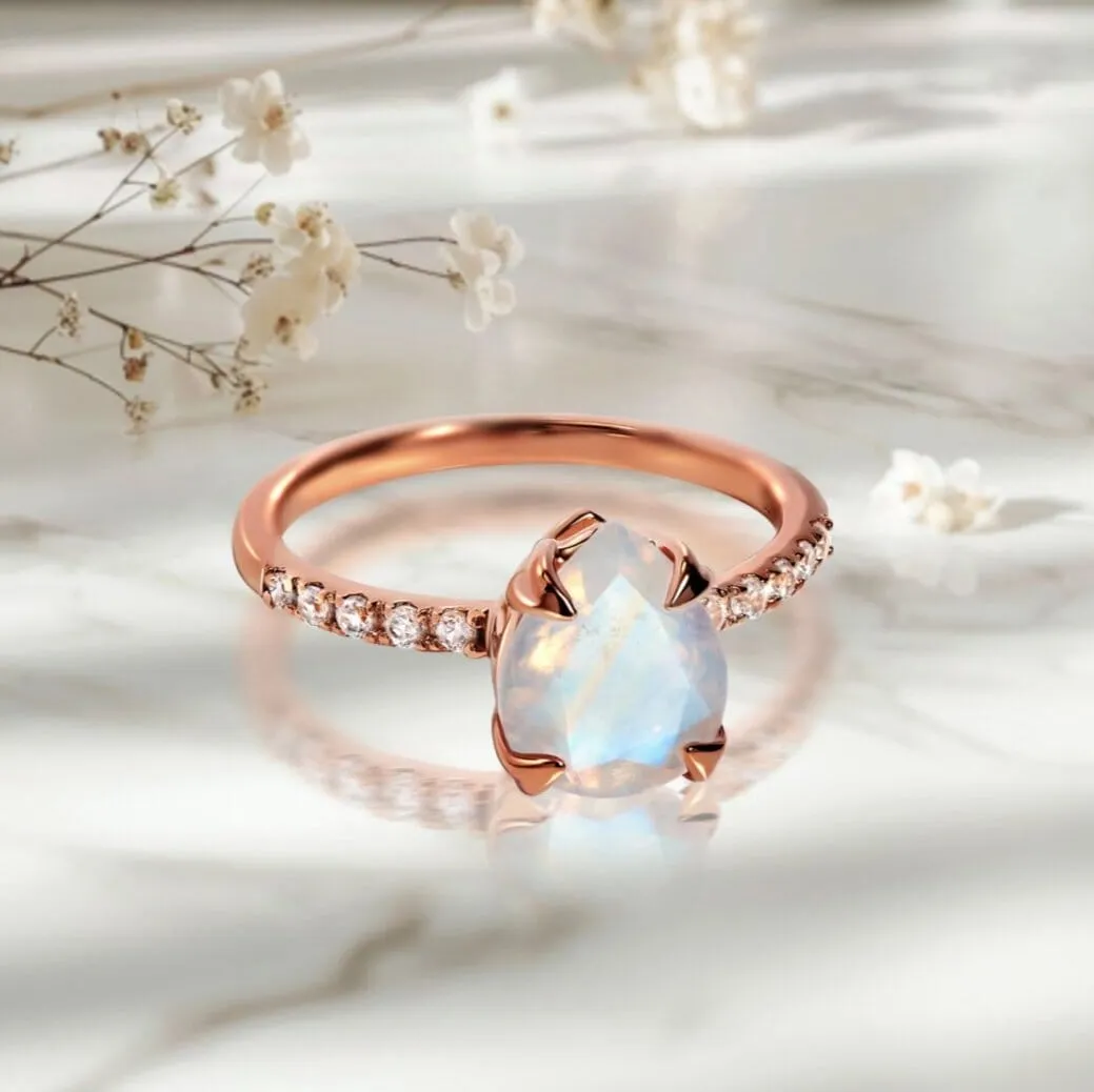 Moonstone Ring - Nymph