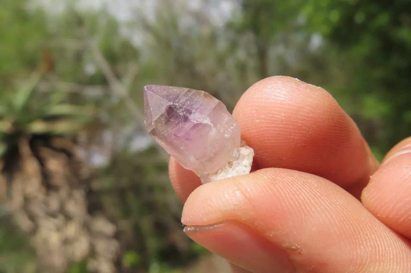 Natural Smokey Amethyst Crystals x 0.9 Kg Lot From Chiredzi, Zimbabwe