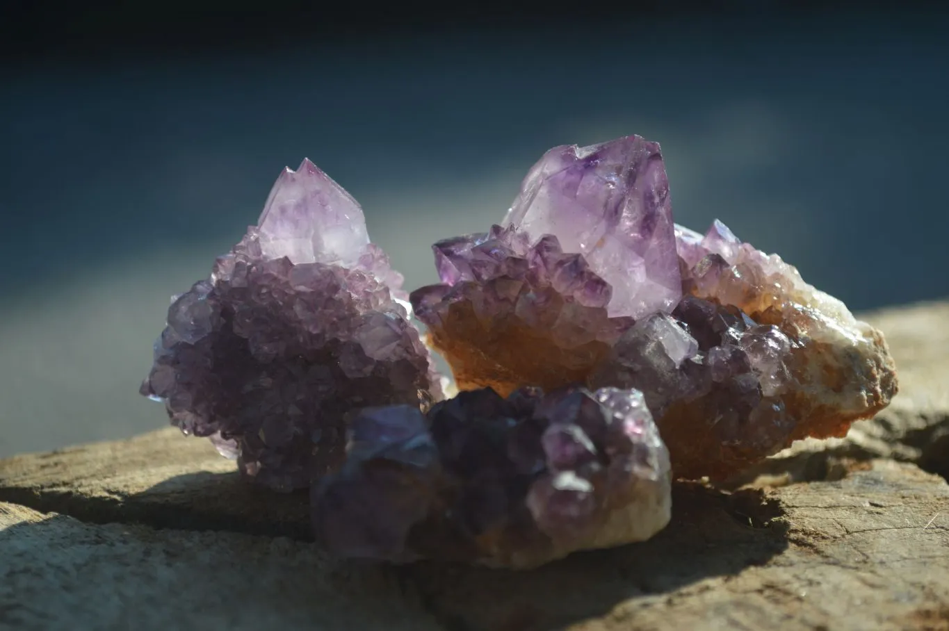 Natural Spirit Amethyst Quartz Crystal Specimens x 35 From Boekenhouthoek, South Africa