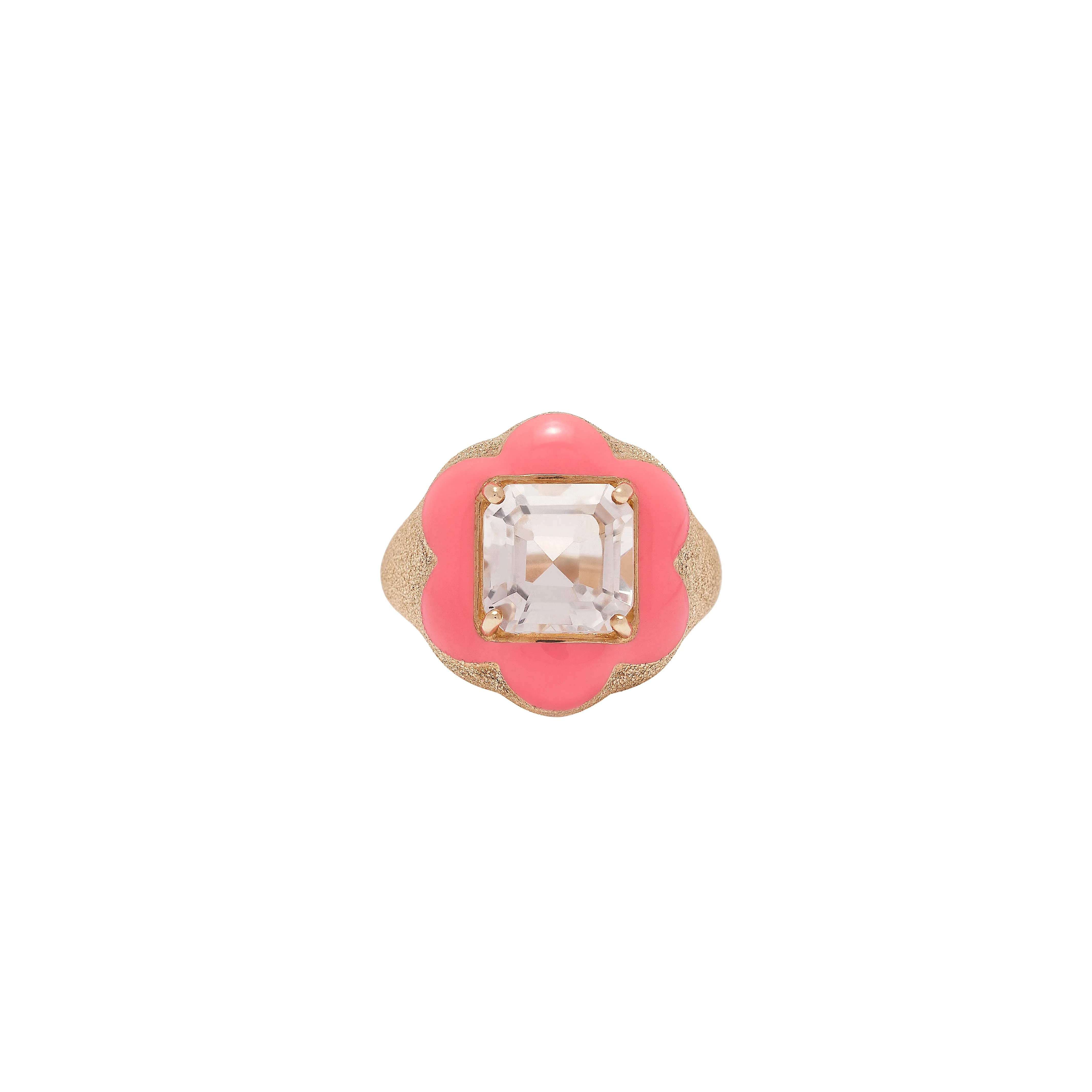 ONLINE EXCLUSIVE - GIVE THEM FLOWERS SIGNET RING IN DIAMANTATO