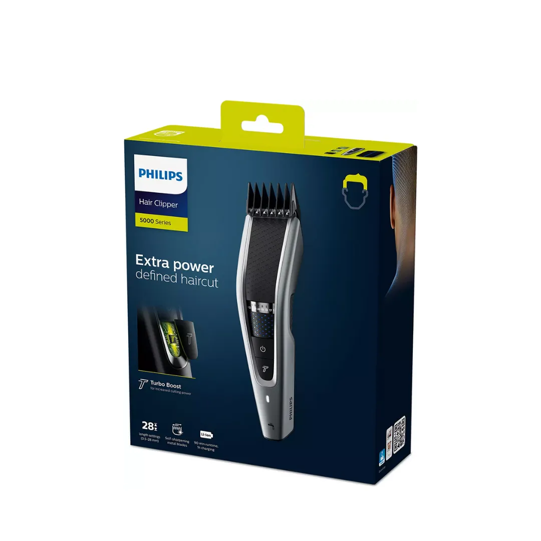 Philips HC5630 Hairclipper Series 5000 Corded & Cordless Use Washable Hair Clipper