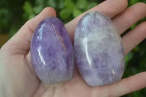 Polished Dream Amethyst Standing Free Forms x 6 From Ambatondrazaka, Madagascar