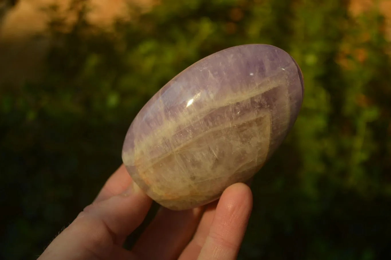 Polished Dream Amethyst Standing Free Forms x 6 From Ambatondrazaka, Madagascar