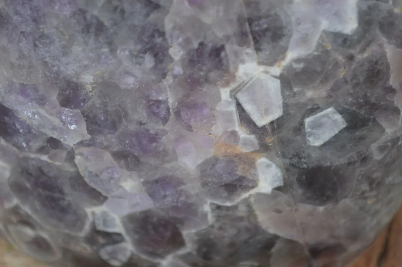 Polished Extra Large Flower Chevron Amethyst Display Piece x 1 From Madagascar