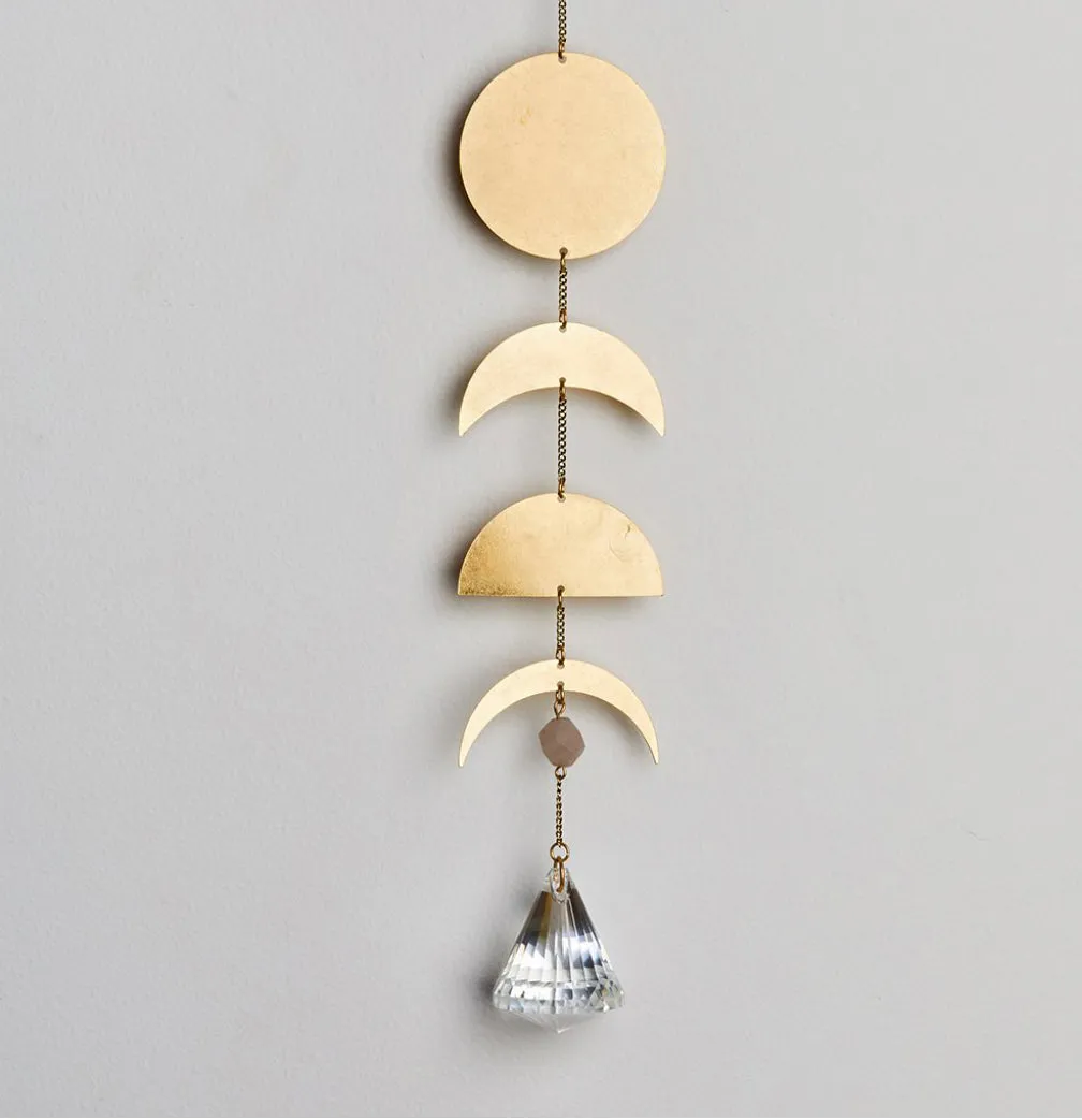 Scout Suncatcher - Moon Phases / Moonstone