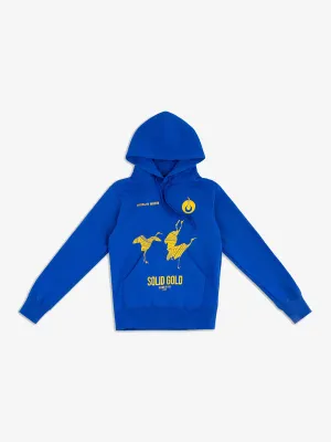 Solid Gold Crane Hoodie, Lapis