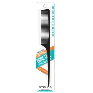 Stella Collection bone tail styling comb No. 2419BLA