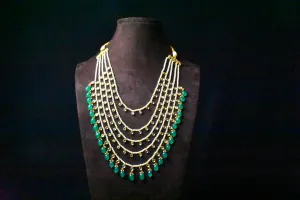 Tanzanite Polki Panchlada Haar Necklace

By Asp Fashion Jewellery